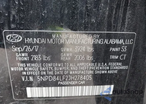 2018 Hyundai Elantra Value Edition from USA, damaged, VIN 5NPD84LF2JH278405